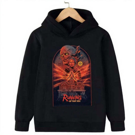 Hoodie enfant Stranger Things Running Up That Hill vu de face