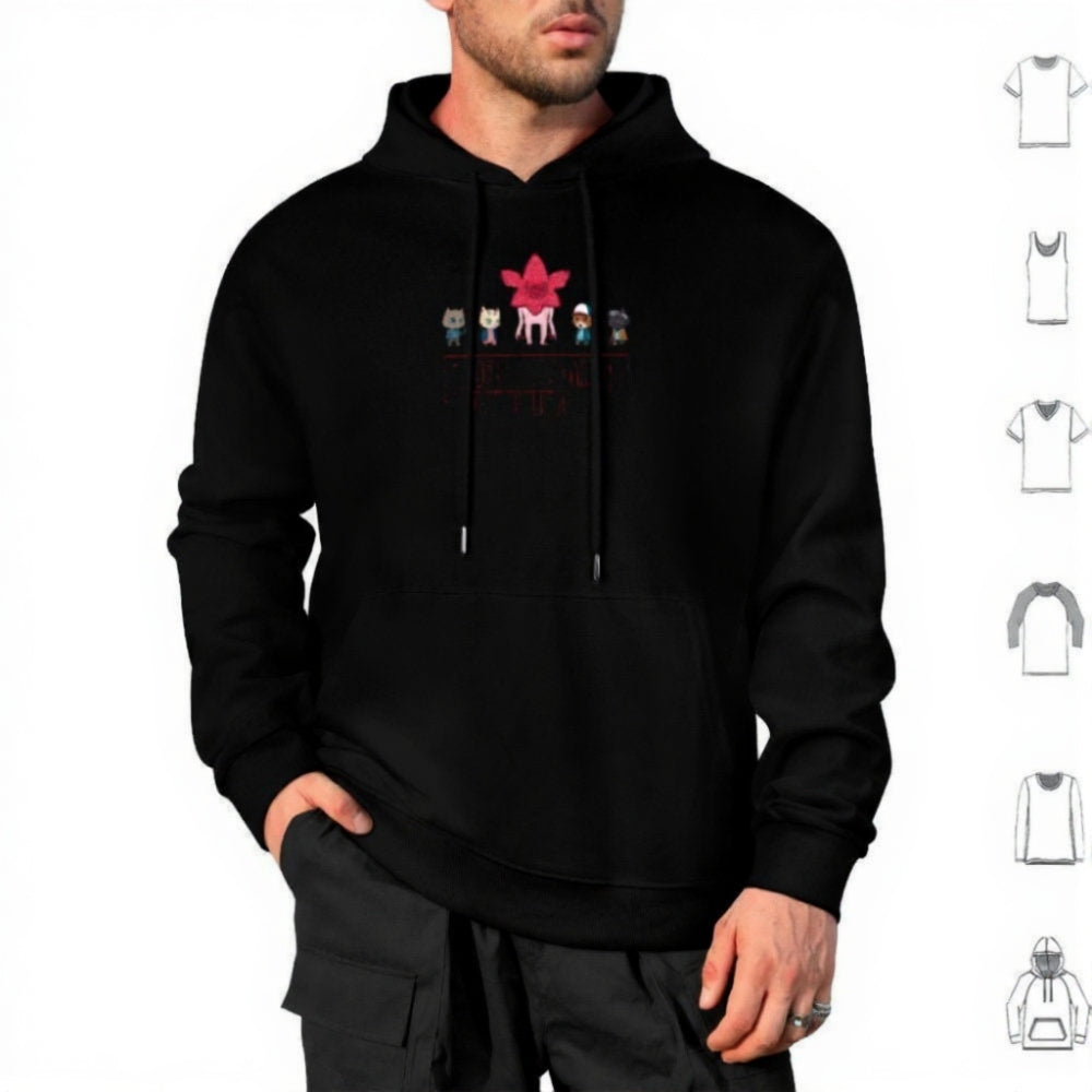 Hoodie Stranger Things Stranger Kittens – coloris Noir