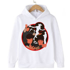 Maglione da bambino Stranger Things Demogorgone cerchio rosso bianco