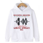 Maglione da bambino Stranger Things Rocking Around the Upside Down bianco