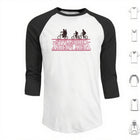 T-shirt da uomo baseball maniche 3/4 Stranger Things Very Merry Christmas sottosopra