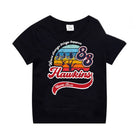 T-shirt da bambino nera Stranger Things Hawkins 83