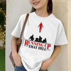 T-shirt da bambino Stranger Things Running Up That Hill freccia