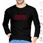 T-shirt da uomo maniche lunghe Stranger Things Very Merry Christmas sottosopra