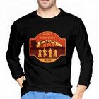 T-shirt da uomo maniche lunghe Stranger Things Welcome to Hawkins Indiana stemma