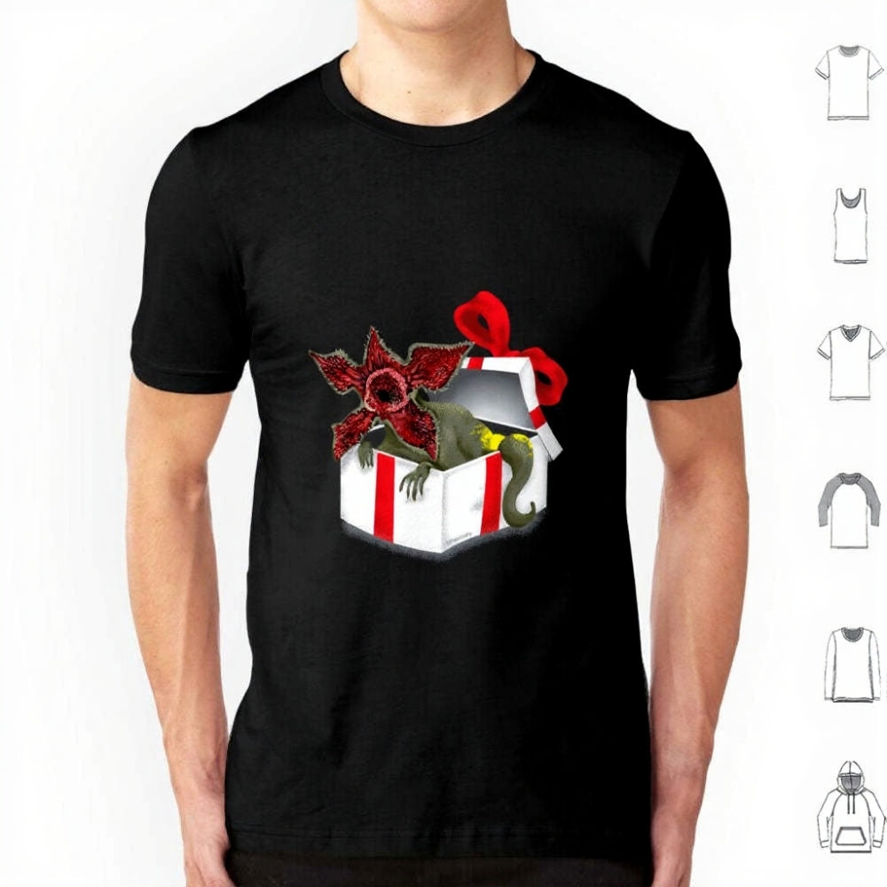 T-shirt homme Stranger Things Demogorgon cadeau de Noël – coloris Noir