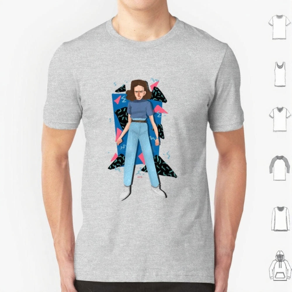 T-shirt homme Stranger Things portrait d'Onze – coloris Gris