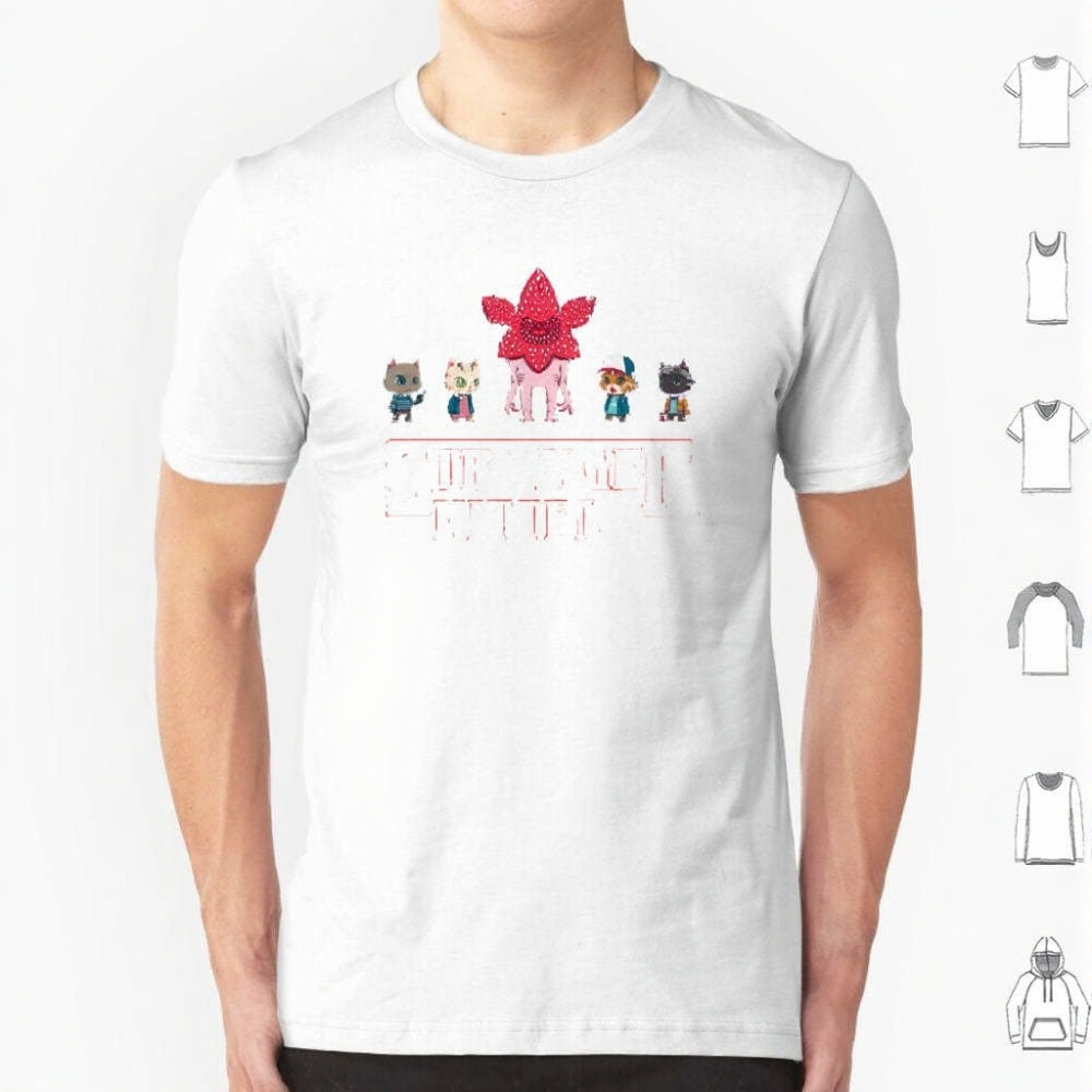 T-shirt homme Stranger Things Stranger Kittens – coloris Blanc