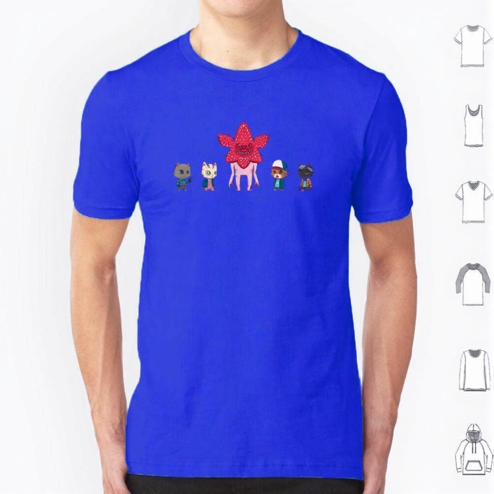 T-shirt homme Stranger Things Stranger Kittens – coloris Bleu